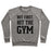 Virgin Teez  Pullover Crewneck Sweatshirt / x-small / Heathered Gray BUT FIRST, HIT THE GYM CREWNECK SWEATSHIRT