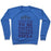 Virgin Teez  Pullover Crewneck Sweatshirt / x-small / Heathered Blue BUT THEN THERE'S PIZZA CREWNECK SWEATSHIRT