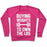 Virgin Teez  Pullover Crewneck Sweatshirt / x-small / Deep Pink BUYING WEIGHTS TO OWN THE LBS CREWNECK SWEATSHIRT