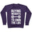 Virgin Teez  Pullover Crewneck Sweatshirt / x-small / Purple BUYING WEIGHTS TO OWN THE LBS CREWNECK SWEATSHIRT