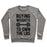 Virgin Teez  Pullover Crewneck Sweatshirt / x-small / Heathered Gray BUYING WEIGHTS TO OWN THE LBS CREWNECK SWEATSHIRT
