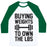 Virgin Teez  Baseball Tee Unisex Classic Baseball Tee / x-small / White/Dark Green BUYING WEIGHTS TO OWN THE LBS UNISEX CLASSIC BASEBALL TEE