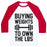 Virgin Teez  Baseball Tee Unisex Classic Baseball Tee / x-small / White/Red BUYING WEIGHTS TO OWN THE LBS UNISEX CLASSIC BASEBALL TEE