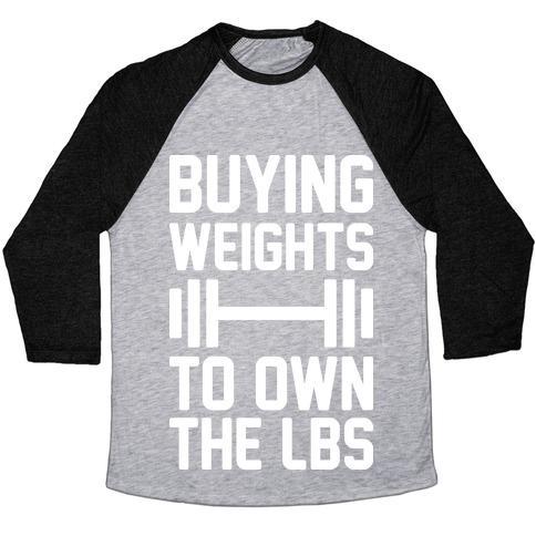 Virgin Teez  Baseball Tee Unisex Tri-Blend Baseball Tee / small / Athletic Gray / Black BUYING WEIGHTS TO OWN THE LBS UNISEX TRI-BLEND BASEBALL TEE