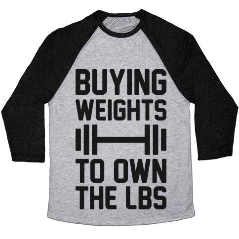 Virgin Teez  Baseball Tee Unisex Tri-Blend Baseball Tee / small / Athletic Gray / Black BUYING WEIGHTS TO OWN THE LBS UNISEX TRI-BLEND BASEBALL TEE
