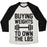Virgin Teez  Baseball Tee Unisex Tri-Blend Baseball Tee / small / Oatmeal / Black BUYING WEIGHTS TO OWN THE LBS UNISEX TRI-BLEND BASEBALL TEE