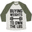 Virgin Teez  Baseball Tee Unisex Tri-Blend Baseball Tee / small / Oatmeal / Moss BUYING WEIGHTS TO OWN THE LBS UNISEX TRI-BLEND BASEBALL TEE