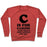 Virgin Teez  Pullover Crewneck Sweatshirt / x-small / Heathered Red C IS FOR CARDIO CREWNECK SWEATSHIRT