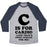 Virgin Teez  Baseball Tee Unisex Tri-Blend Baseball Tee / small / Athletic Gray / Navy C IS FOR CARDIO UNISEX TRI-BLEND BASEBALL TEE