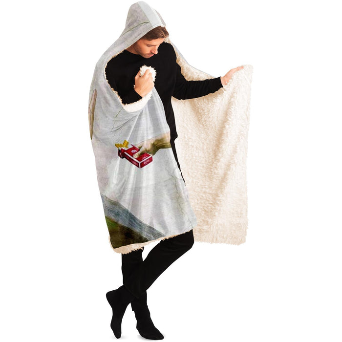 No Smokeing Hooded Blanket