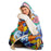 Graphic Pattern Hooded Blanket