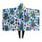 Abstract Pattren Hooded Blanket