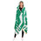 Graphic Pattern Hooded Blanket