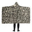 Abstract Pattren Hooded Blanket