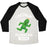 Virgin Teez  Baseball Tee Unisex Tri-Blend Baseball Tee / small / Oatmeal / Black CACTAUR RUNNING TEAM UNISEX TRI-BLEND BASEBALL TEE