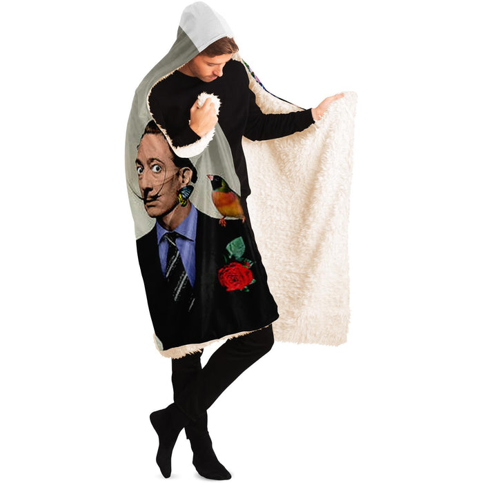 Frida & Dali Hooded Blanket