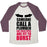 Virgin Teez  Baseball Tee Unisex Tri-Blend Baseball Tee / small / Oatmeal / Maroon CALL A PLUMBER UNISEX TRI-BLEND BASEBALL TEE