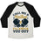 Virgin Teez  Baseball Tee Unisex Tri-Blend Baseball Tee / small / Oatmeal / Black CALL ME A KNOCKOUT & I'LL KNOCK YOU OUT UNISEX TRI-BLEND BASEBALL TEE