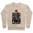 Virgin Teez  Pullover Crewneck Sweatshirt / x-small / Heathered Oatmeal CALL ME A PUCK BUNNY AND I WILL PUNCH YOUR TEETH OUT CREWNECK SWEATSHIRT