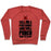 Virgin Teez  Pullover Crewneck Sweatshirt / x-small / Heathered Red CALL ME A PUCK BUNNY AND I WILL PUNCH YOUR TEETH OUT CREWNECK SWEATSHIRT