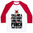 Virgin Teez  Baseball Tee Unisex Classic Baseball Tee / x-small / White/Red CALL ME A PUCK BUNNY AND I WILL PUNCH YOUR TEETH OUT UNISEX CLASSIC BASEBALL TEE