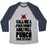Virgin Teez  Baseball Tee Unisex Tri-Blend Baseball Tee / small / Athletic Gray / Navy CALL ME A PUCK BUNNY AND I WILL PUNCH YOUR TEETH OUT UNISEX TRI-BLEND BASEBALL TEE