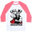 Virgin Teez  Baseball Tee Unisex Classic Baseball Tee / x-small / White/Neon Pink CALL ME JACKED-ULA UNISEX CLASSIC BASEBALL TEE