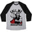 Virgin Teez  Baseball Tee Unisex Tri-Blend Baseball Tee / small / Athletic Gray / Black CALL ME JACKED-ULA UNISEX TRI-BLEND BASEBALL TEE