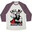 Virgin Teez  Baseball Tee Unisex Tri-Blend Baseball Tee / small / Oatmeal / Maroon CALL ME JACKED-ULA UNISEX TRI-BLEND BASEBALL TEE