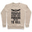 Virgin Teez  Pullover Crewneck Sweatshirt / x-small / Heathered Oatmeal CALL THE FEDERATION BECAUSE THESE PHASERS ARE SET TO KILL CREWNECK SWEATSHIRT