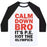 Virgin Teez  Baseball Tee Unisex Classic Baseball Tee / x-small / White/Black CALM DOWN BRO (IT'S P.E. NOT THE OLYMPICS) UNISEX CLASSIC BASEBALL TEE