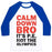 Virgin Teez  Baseball Tee Unisex Classic Baseball Tee / x-small / White/Blue CALM DOWN BRO (IT'S P.E. NOT THE OLYMPICS) UNISEX CLASSIC BASEBALL TEE