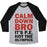 Virgin Teez  Baseball Tee Unisex Tri-Blend Baseball Tee / small / Athletic Gray / Black CALM DOWN BRO (IT'S P.E. NOT THE OLYMPICS) UNISEX TRI-BLEND BASEBALL TEE