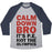 Virgin Teez  Baseball Tee Unisex Tri-Blend Baseball Tee / small / Athletic Gray / Navy CALM DOWN BRO (IT'S P.E. NOT THE OLYMPICS) UNISEX TRI-BLEND BASEBALL TEE