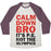 Virgin Teez  Baseball Tee Unisex Tri-Blend Baseball Tee / small / Oatmeal / Maroon CALM DOWN BRO (IT'S P.E. NOT THE OLYMPICS) UNISEX TRI-BLEND BASEBALL TEE