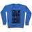 Virgin Teez  Pullover Crewneck Sweatshirt / x-small / Heathered Blue CALM DOWN. IT'S P.E. NOT THE HUNGER GAMES CREWNECK SWEATSHIRT