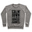 Virgin Teez  Pullover Crewneck Sweatshirt / x-small / Heathered Gray CALM DOWN. IT'S P.E. NOT THE HUNGER GAMES CREWNECK SWEATSHIRT