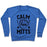 Virgin Teez  Pullover Crewneck Sweatshirt / x-small / Heathered Blue CALM YOUR MITTS CREWNECK SWEATSHIRT