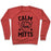 Virgin Teez  Pullover Crewneck Sweatshirt / x-small / Heathered Red CALM YOUR MITTS CREWNECK SWEATSHIRT