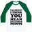Virgin Teez  Baseball Tee Unisex Classic Baseball Tee / x-small / White/Dark Green CALORIES? I THINK YOU MEAN DELICIOUS POINTS UNISEX CLASSIC BASEBALL TEE