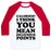 Virgin Teez  Baseball Tee Unisex Classic Baseball Tee / x-small / White/Red CALORIES? I THINK YOU MEAN DELICIOUS POINTS UNISEX CLASSIC BASEBALL TEE