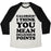 Virgin Teez  Baseball Tee Unisex Tri-Blend Baseball Tee / small / Oatmeal / Black CALORIES? I THINK YOU MEAN DELICIOUS POINTS UNISEX TRI-BLEND BASEBALL TEE