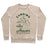 Virgin Teez  Pullover Crewneck Sweatshirt / x-small / Heathered Oatmeal CAMPING IS THE ANSWER CREWNECK SWEATSHIRT