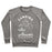 Virgin Teez  Pullover Crewneck Sweatshirt / x-small / Heathered Gray CAMPING IS THE ANSWER CREWNECK SWEATSHIRT