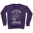 Virgin Teez  Pullover Crewneck Sweatshirt / x-small / Purple CAMPING IS THE ANSWER CREWNECK SWEATSHIRT