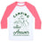 Virgin Teez  Baseball Tee Unisex Classic Baseball Tee / x-small / White/Neon Pink CAMPING IS THE ANSWER UNISEX CLASSIC BASEBALL TEE