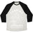 Virgin Teez  Baseball Tee Unisex Tri-Blend Baseball Tee / small / Oatmeal / Black CAMPING IS THE ANSWER UNISEX TRI-BLEND BASEBALL TEE