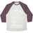 Virgin Teez  Baseball Tee Unisex Tri-Blend Baseball Tee / small / Oatmeal / Maroon CAMPING IS THE ANSWER UNISEX TRI-BLEND BASEBALL TEE