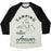 Virgin Teez  Baseball Tee Unisex Tri-Blend Baseball Tee / small / Oatmeal / Black CAMPING IS THE ANSWER UNISEX TRI-BLEND BASEBALL TEE