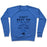 Virgin Teez  Pullover Crewneck Sweatshirt / x-small / Heathered Blue CAN'T BEAT 'EM ON THE ICE CREWNECK SWEATSHIRT